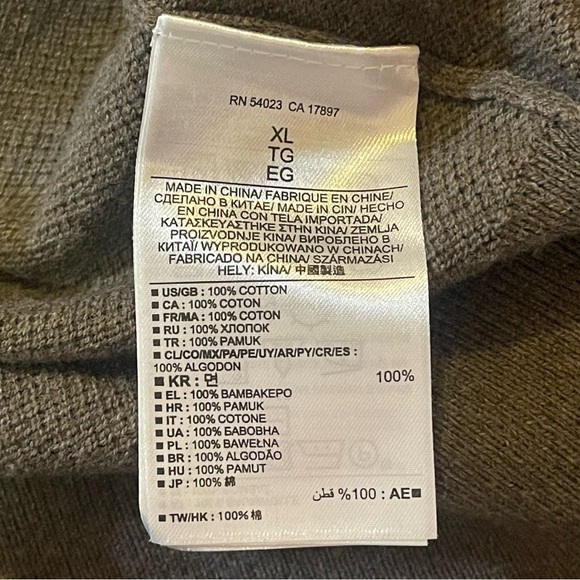 Banana Republic Pique Crew Sweater Long Sleeve Pullover Men’s Size XL - Picture 4 of 7